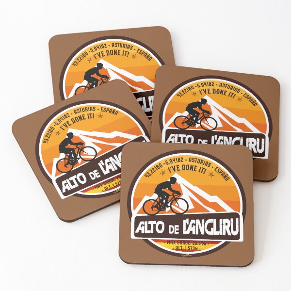Item preview, Alto de l’Angliru Spain Cycling Sticker T-Shirt I've Done It! 01 designed and sold by OuterShellUK.