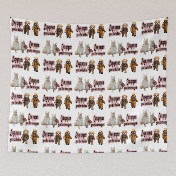 Item preview, Dogs prepare babies Cats prepare teenagers designed and sold by ThisThatThing.
