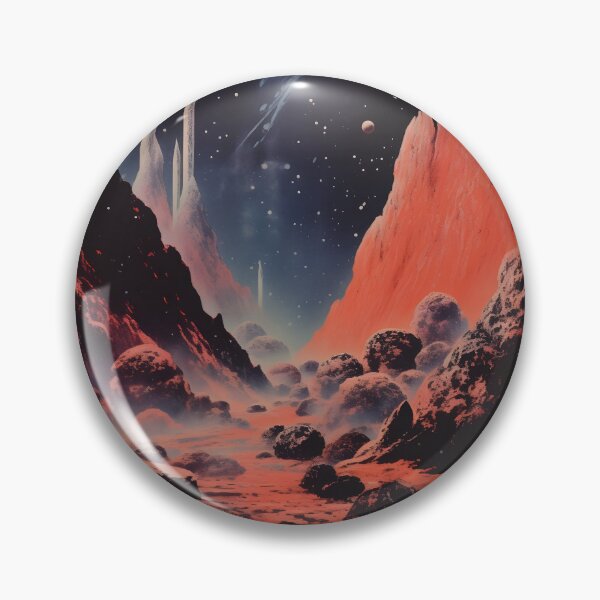 Item preview, Extraterrestrial Landscape of Uncharted Planet Surface, Planets and Shining Stars designed and sold by Je-we.