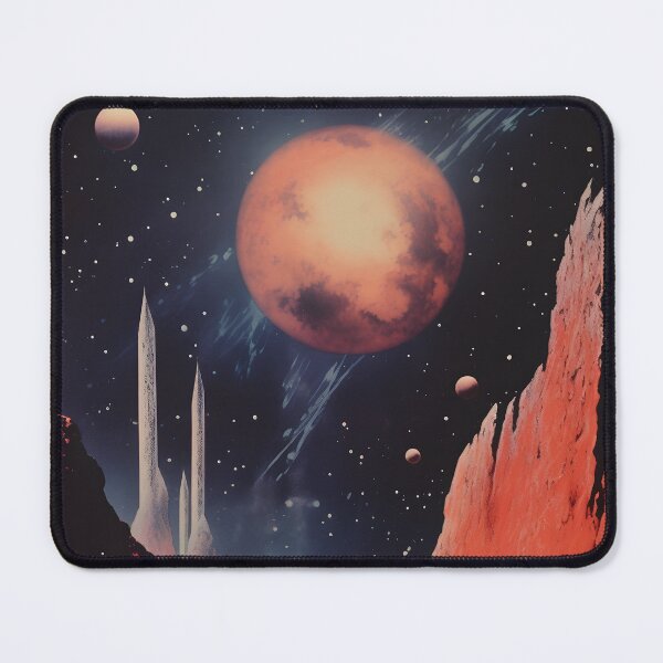 Item preview, Extraterrestrial Landscape of Uncharted Planet Surface, Planets and Shining Stars designed and sold by Je-we.