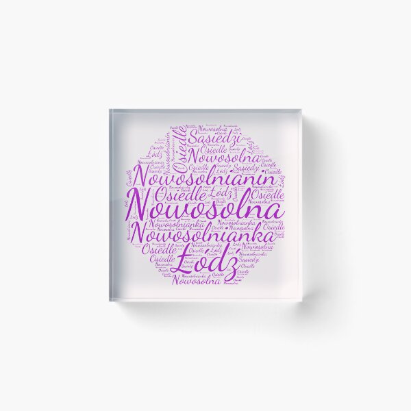Item preview, Osiedle Nowosolna Łódź Purple Octagon 4 designed and sold by Nowosolnianka.