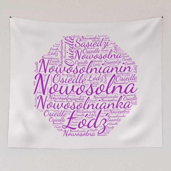 Item preview, Osiedle Nowosolna Łódź Purple Octagon 4 designed and sold by Nowosolnianka.