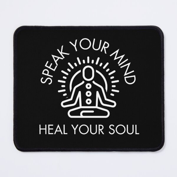 Item preview, Speak Your Mind, Heal Your Soul - Mental Health and Happiness Quotes designed and sold by ethanzakicab.