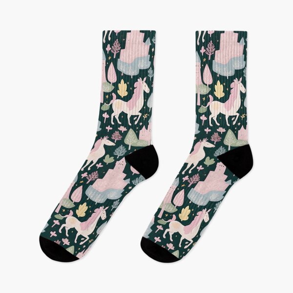 Item preview, Pink unicorn fairytale pattern designed and sold by 29Bumblebee.