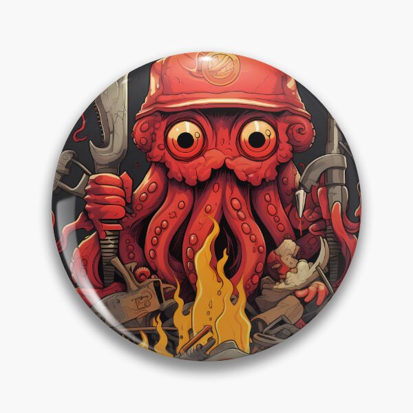 Item preview, "Squid Saviors: Firefighting Edition" designed and sold by Art-Vortex-fr.
