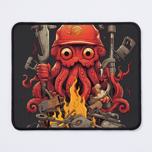 Item preview, "Squid Saviors: Firefighting Edition" designed and sold by Art-Vortex-fr.