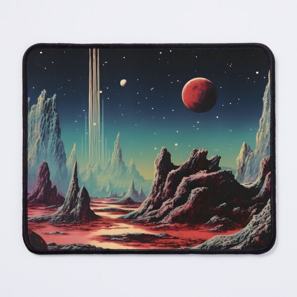Item preview, Extraterrestrial Landscape of Uncharted Planet Surface, Planets and Shining Stars designed and sold by Je-we.