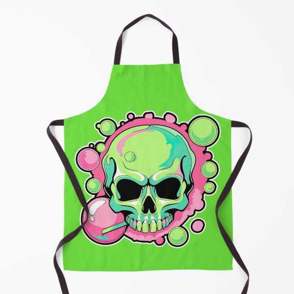 Item preview, Colorful Bubblegum Skull Lollipop Pink and Blue Sweets Juicy Spooky Halloween designed and sold by BubbleBone.