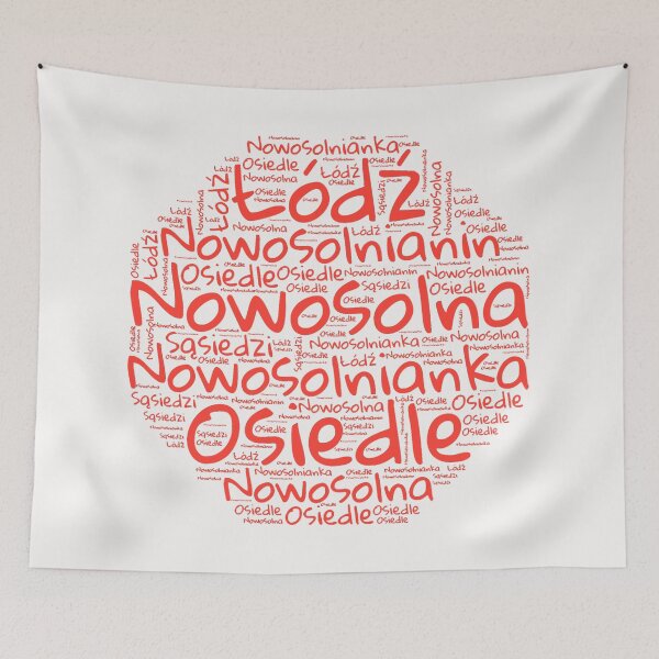 Item preview, Osiedle Nowosolna Łódź Red Octagon 1 designed and sold by Nowosolnianka.