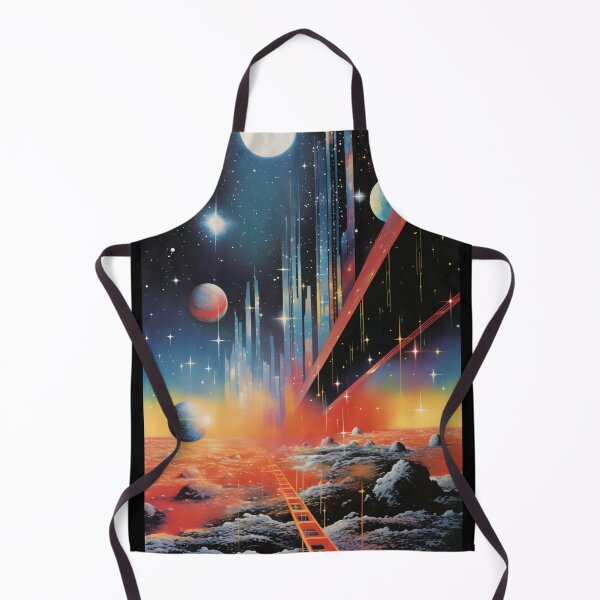 Item preview, Extraterrestrial Landscape of Abstract Uncharted Planet Surface, Planets and Shining Stars designed and sold by Je-we.