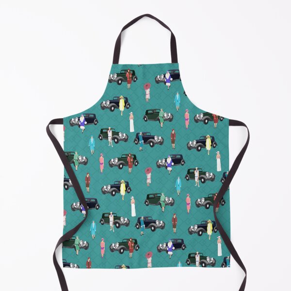 Item preview, Flappers and Vintage Cars Green designed and sold by Clara Benson.