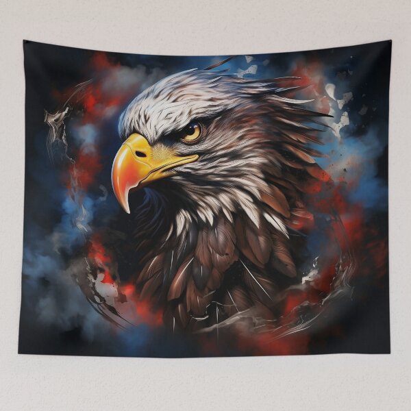 Item preview, patriotic american flag print designed and sold by dcrc.