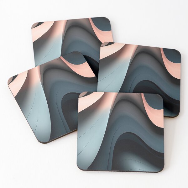 Item preview, Abstract Wavy Shapes designed and sold by artify-visions.