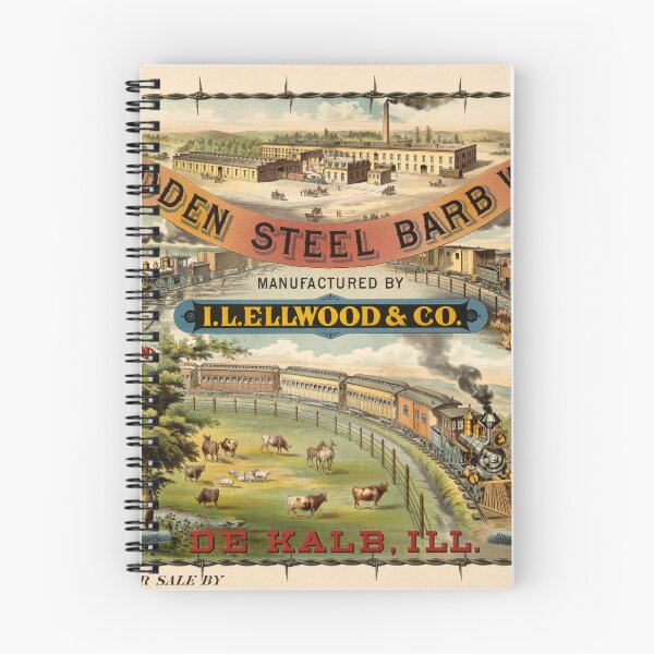 Artikelvorschau, STK501648A – Vintage-Werbung für Glidden-Stahlstacheldraht entworfen und verkauft von StocktrekImages.