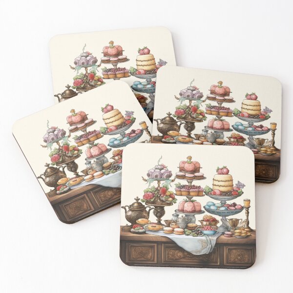 Item preview, Victorian Fantastical Culinary Delight Desserts Table Victorian Inspired Art  designed and sold by CDC40.