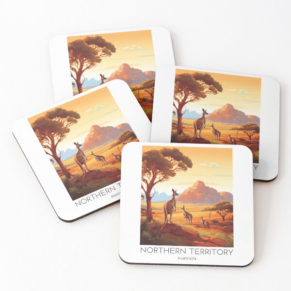 Item preview, A Vintage Travel Illustration of the Northern Territory - Australia  designed and sold by GoodOldVintage.