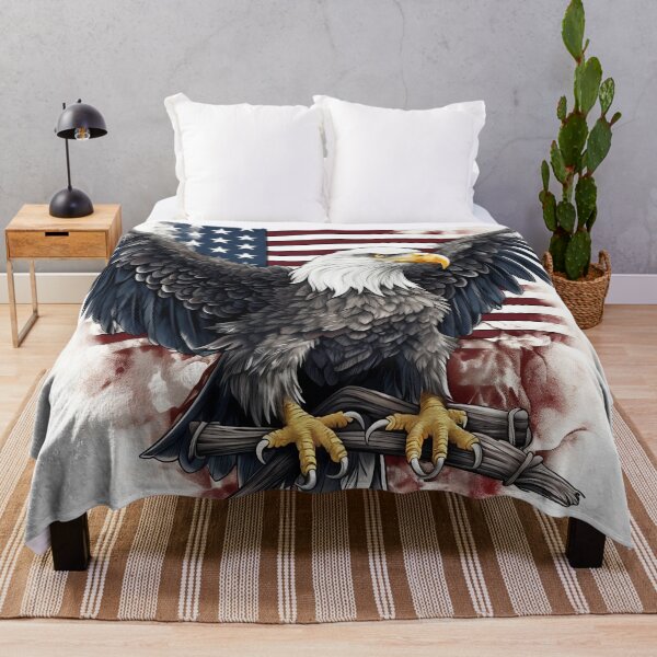 Item preview, patriotic american flag print designed and sold by dcrc.