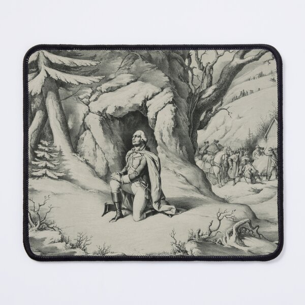 Item preview, STK501657A-General George Washington praying in the snow designed and sold by StocktrekImages.