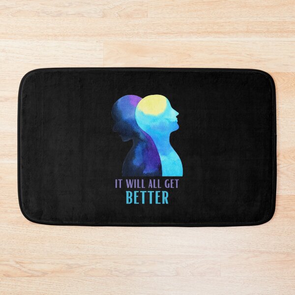 Item preview, It Will All Get Better - Mental Health and Happiness Quotes designed and sold by ethanzakicab.