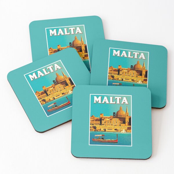Item preview, MALTA : Travel and Tourism Vintage Advertising Print designed and sold by posterbobs.