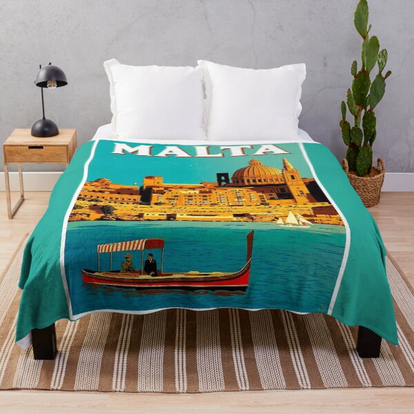 Item preview, MALTA : Travel and Tourism Vintage Advertising Print designed and sold by posterbobs.