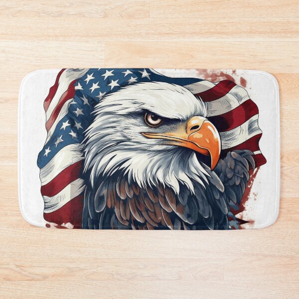 Item preview, patriotic american flag print designed and sold by dcrc.