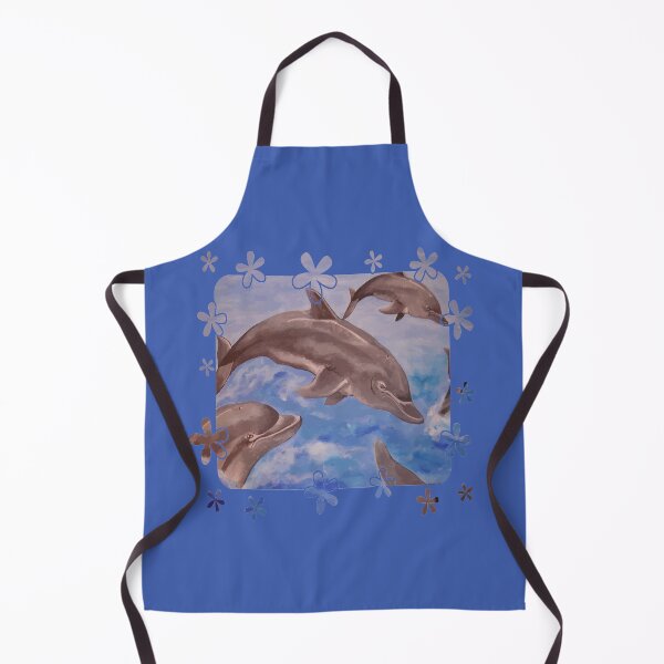 Item preview, A Pod of Playful Jumping Dolphins Vector designed and sold by taiche.