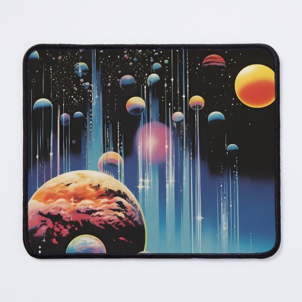 Item preview, Abstract Extraterrestrial Landscape, Planets and Shining Stars designed and sold by Je-we.