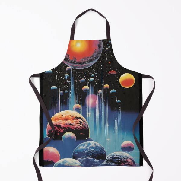 Item preview, Abstract Extraterrestrial Landscape, Planets and Shining Stars designed and sold by Je-we.
