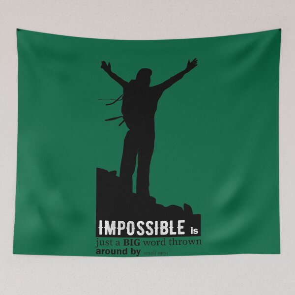 Item preview, IMPOSSIBLE is a BIG word thrown around by small men designed and sold by Billy Wong.