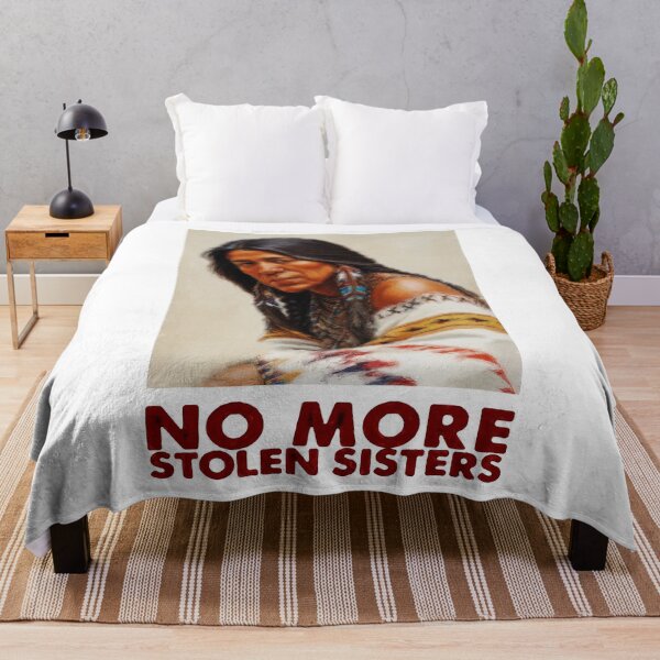Item preview, No More Stole Sisters MMIW Awareness designed and sold by AUTHENTIC AMERICANA ARTS.