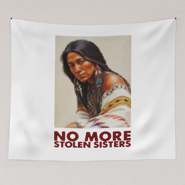 Item preview, No More Stole Sisters MMIW Awareness designed and sold by AUTHENTIC AMERICANA ARTS.