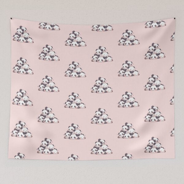 Item preview, Mountain of Cute Pandas Sleeping designed and sold by OPSakura.
