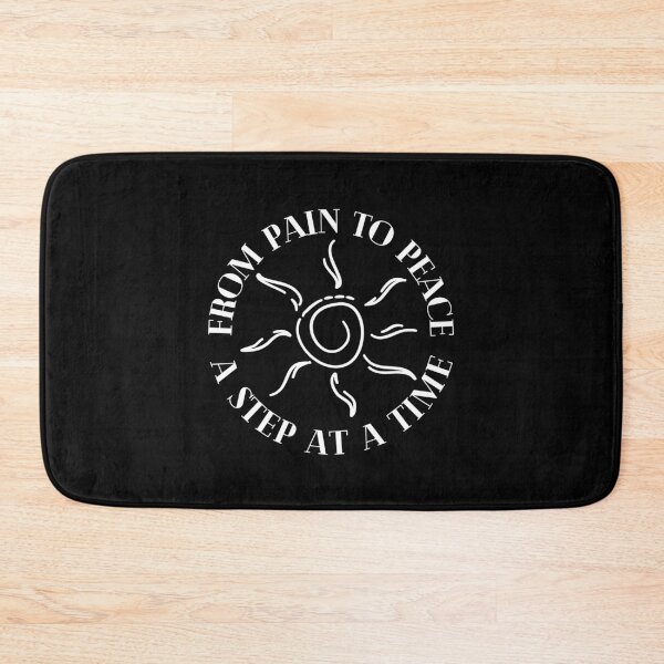 Item preview, From Pain To Peace A Step At A Time - Mental Health and Happiness Quotes designed and sold by ethanzakicab.