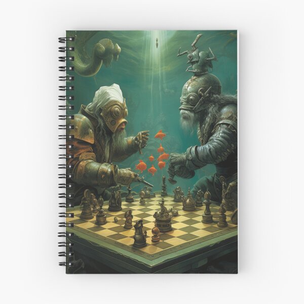 Item preview, Victorian Underwater Fantastical Chess Game Victorian Inspired Art  designed and sold by CDC40.