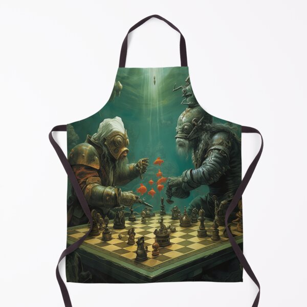 Item preview, Victorian Underwater Fantastical Chess Game Victorian Inspired Art  designed and sold by CDC40.