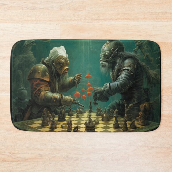 Item preview, Victorian Underwater Fantastical Chess Game Victorian Inspired Art  designed and sold by CDC40.
