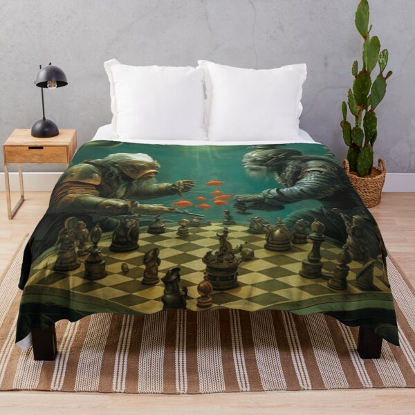 Item preview, Victorian Underwater Fantastical Chess Game Victorian Inspired Art  designed and sold by CDC40.