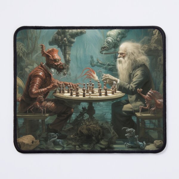 Item preview, Victorian Underwater Fantastical Chess Game Victorian Inspired Art designed and sold by CDC40.