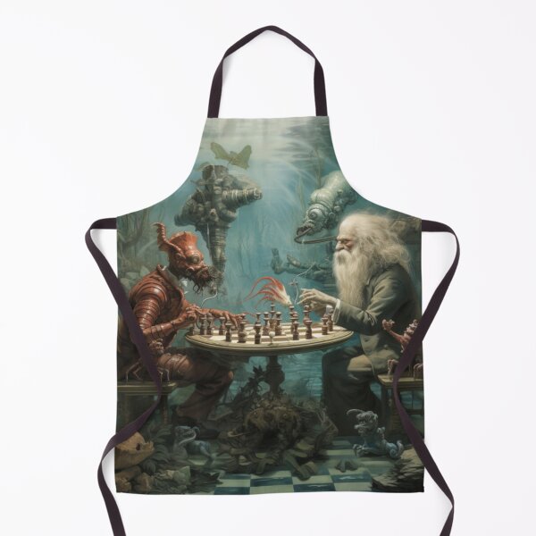 Item preview, Victorian Underwater Fantastical Chess Game Victorian Inspired Art  designed and sold by CDC40.