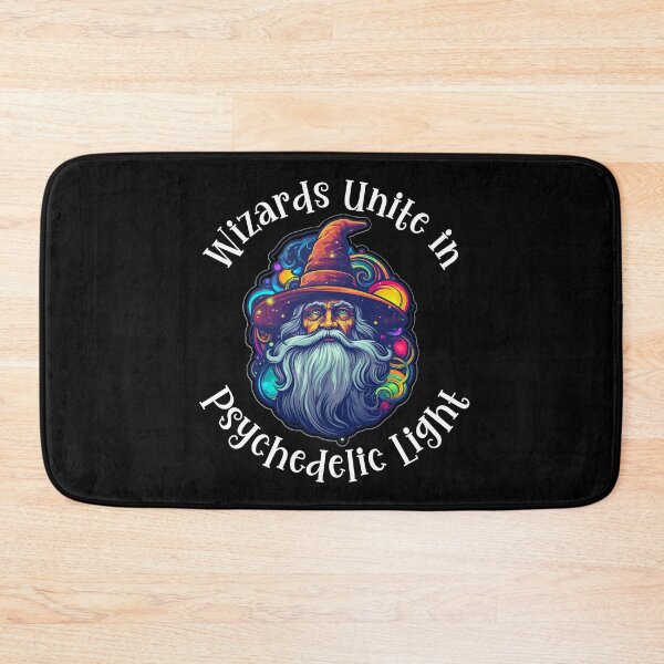 Item preview, Wizards Unite in Psychedelic Light - White Text designed and sold by LMBoutique.