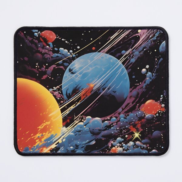 Item preview, Abstract Cosmic Landscape, Planets and Shining Stars designed and sold by Je-we.