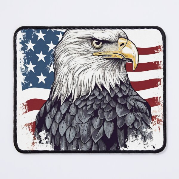 Item preview, patriotic american flag prin designed and sold by dcrc.