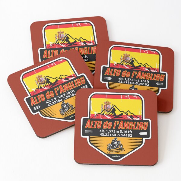 Item preview, Alto de l’Angliru Spain Motorcycling Sticker T-Shirt I've Done It! 02 designed and sold by OuterShellUK.