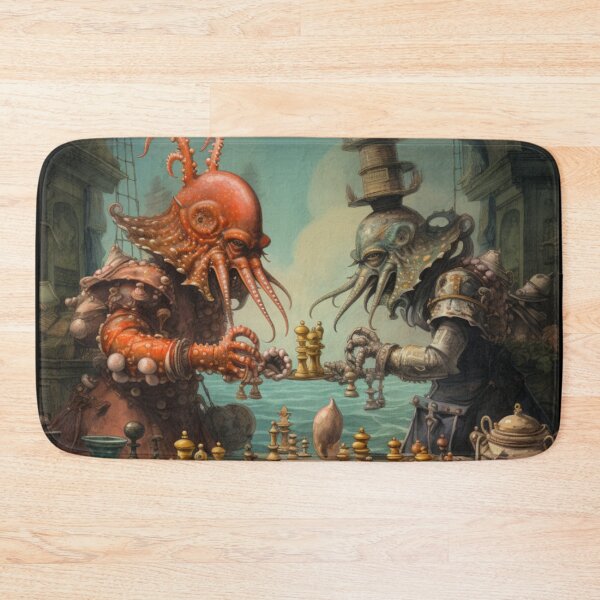 Item preview, Victorian Underwater Fantastical Chess Game Victorian Inspired Art  designed and sold by CDC40.