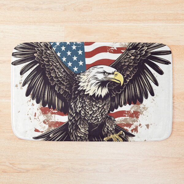 Item preview, patriotic american flag print designed and sold by dcrc.