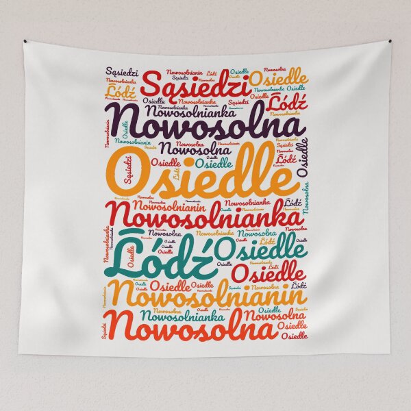 Item preview, Osiedle Nowosolna Łódź Full Color Rectangle designed and sold by Nowosolnianka.