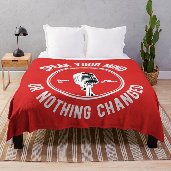 Item preview, SPEAK YOUR MIND OR NOTHING CHANGED designed and sold by Billy Wong.