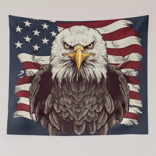 Item preview, patriotic american flag print designed and sold by dcrc.