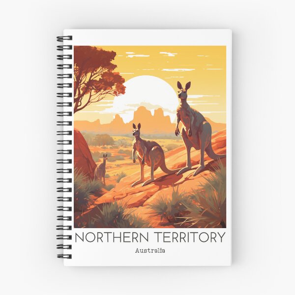 Item preview, A Vintage Travel Illustration of the Northern Territory - Australia  designed and sold by GoodOldVintage.